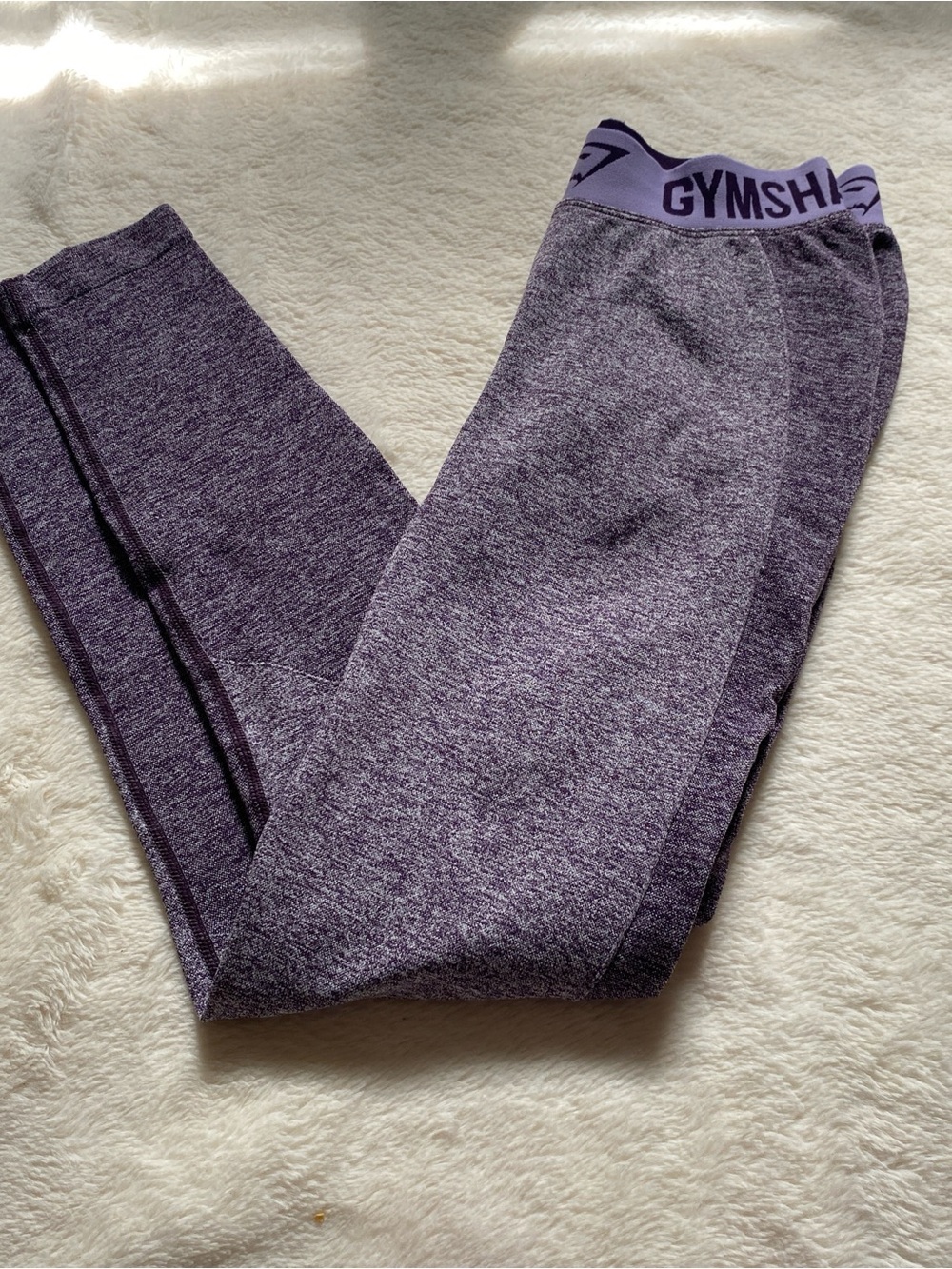 GYMSHARK Purple leggings Originally $54 #fitness #leggings